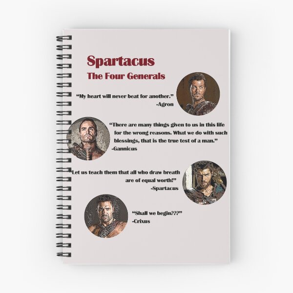 Item preview, Quotes from The Four Generals (Spartacus) designed and sold by figbash.