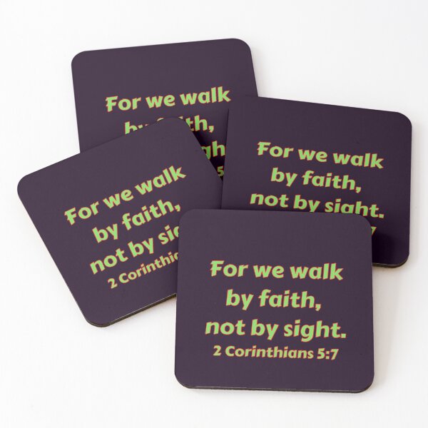 Item preview, Bible Verse 2 Corinthians 5:7 designed and sold by Prayingwarrior.
