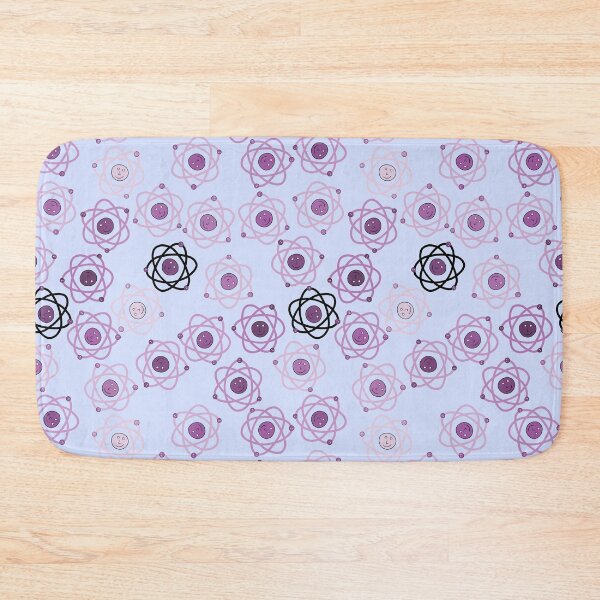 Item preview, Cute Pink Atoms in Blue designed and sold by fogoosherie.
