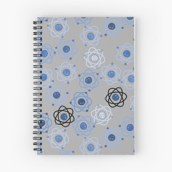 Item preview, Cute Blue Atoms on Grey designed and sold by fogoosherie.