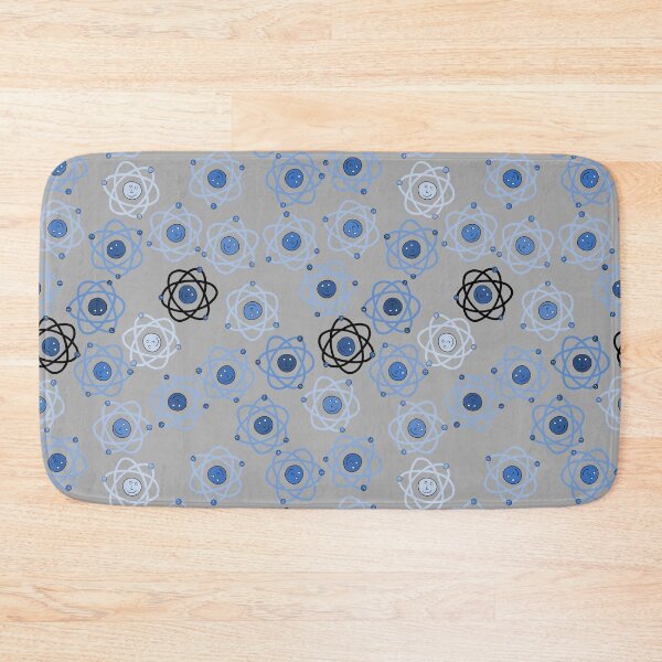 Item preview, Cute Blue Atoms on Grey designed and sold by fogoosherie.