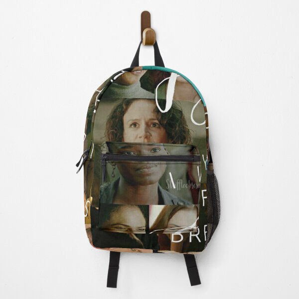 Shop Yu Chen Multi Design Adjustable Strap Backpack - White