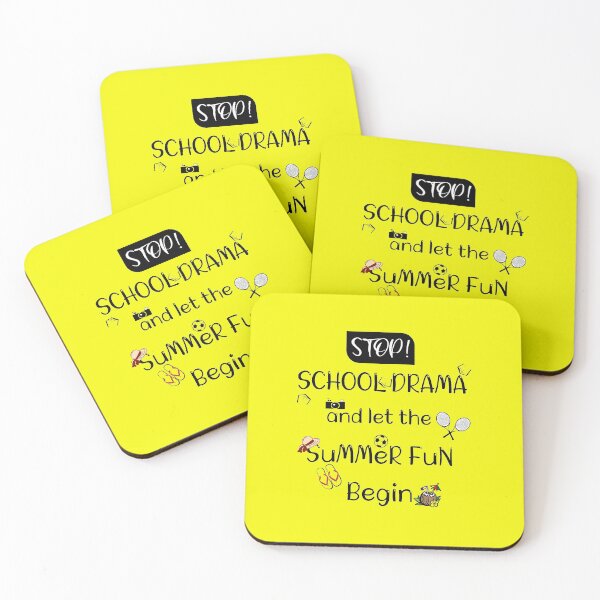 Item preview, Stop School Drama and Let the Summer Fun Begin, bye bye school hello pool  goodbye teacher  you earned all of this summer break collection designed and sold by Shirt-u.