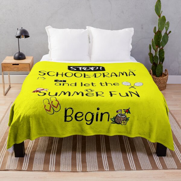 Item preview, Stop School Drama and Let the Summer Fun Begin, bye bye school hello pool  goodbye teacher  you earned all of this summer break collection designed and sold by Shirt-u.