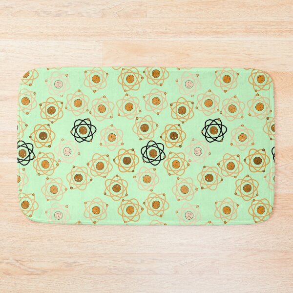 Item preview, Cute Orange Atoms on Green designed and sold by fogoosherie.