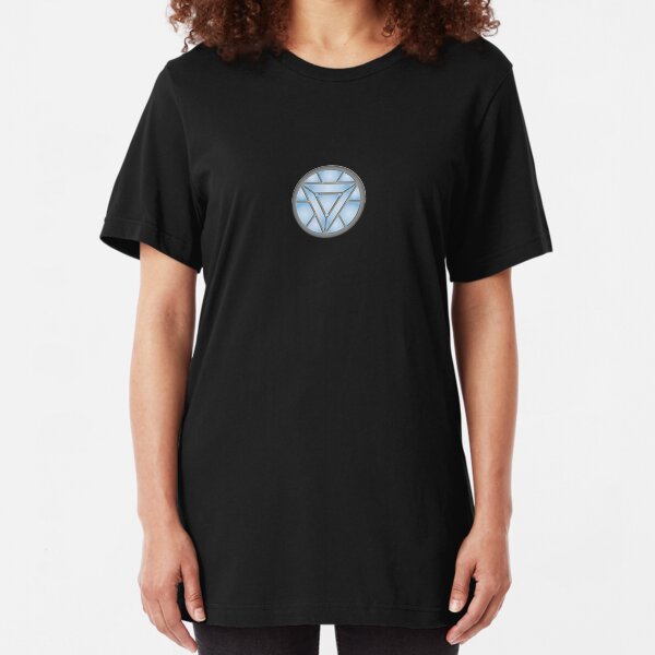 Iron Man 2 Arc Reactor Slim Fit T-Shirt