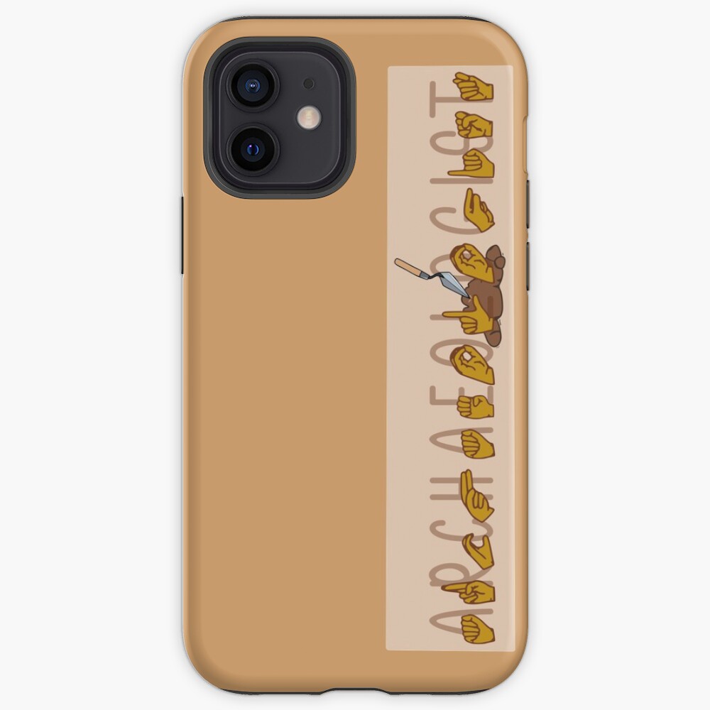 "Archaeologist" in American Sign Language (ASL) iPhone Case & Cover