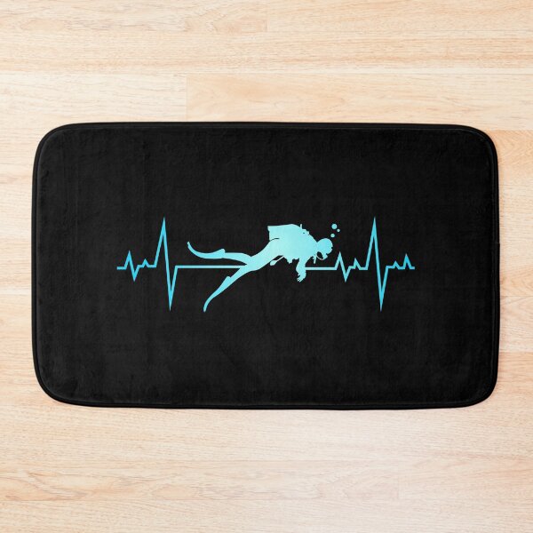 Item preview, Scuba Diving Diver Dive Swimming Heartbeat designed and sold by CuteDesigns1.