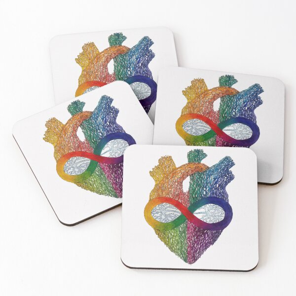 Item preview, Neurodiversity Heart designed and sold by newfoundandy.