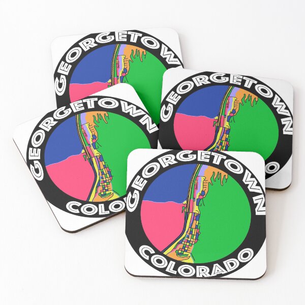 Item preview, Georgetown, CO Colorful Map designed and sold by John Mashburn.