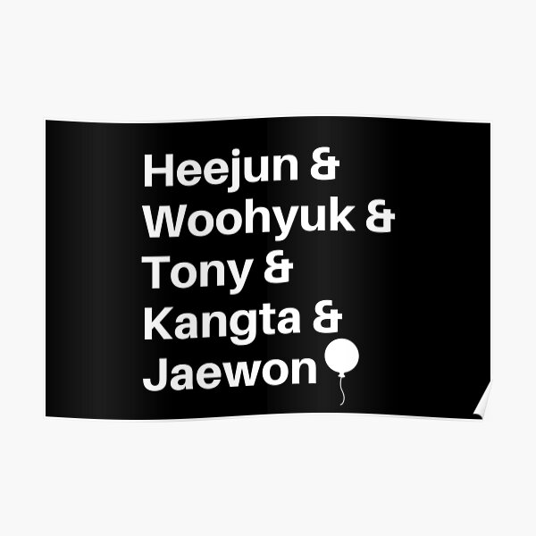 “H.O.T. Kpop Group “&” Format” Poster for Sale by PaperMoonKPOP | Redbubble