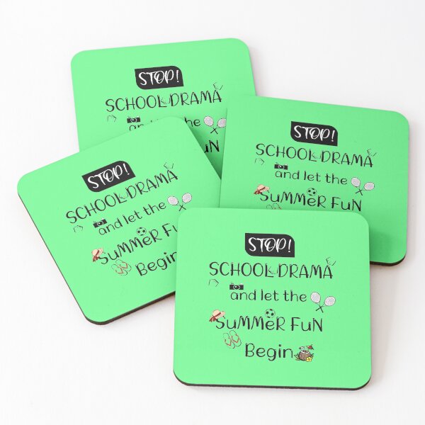 Item preview, Summer Time Stop School Drama and Let the Summer Fun Begin, bye bye school hello pool  goodbye teacher  you earned all of this summer break collection designed and sold by Shirt-u.