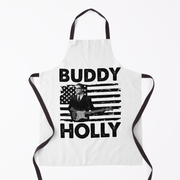 Item preview, Retro American Flag Buddy Holly Music Gift designed and sold by RubyHills.