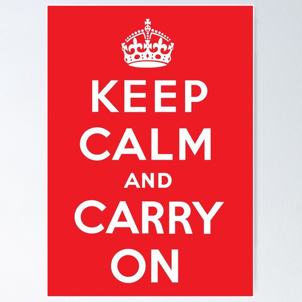 Item preview, Keep Calm poster - Red designed and sold by catherine-rose.