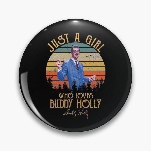 Item preview, Just A Girl Who Loves Buddy Holly designed and sold by RubyHills.