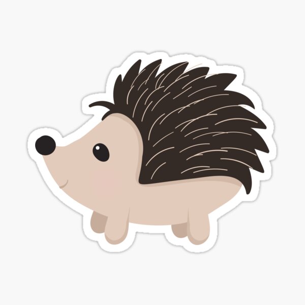 Cartoon Porcupine Sticker