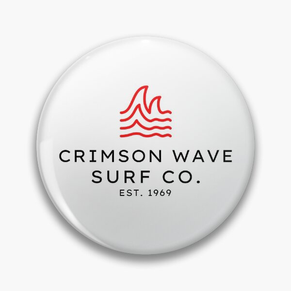 Item preview, Crimson Wave Surf Company designed and sold by BigTeaseTees.