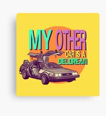 DeLorean Canvas Print