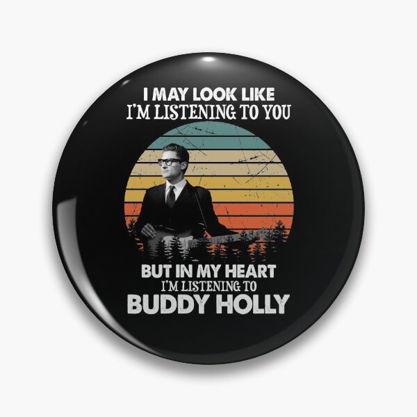 Item preview, I May Look Like I'm Listening To You Buddy Holly Vintage designed and sold by RubyHills.