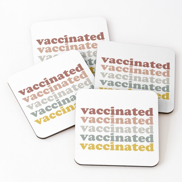 Item preview, Vaccinated covid 19 vintage designed and sold by Your Paradigm Design.