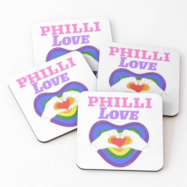 Item preview, Philadelphia  Rainbow Heart Love designed and sold by Samsdesignshop.