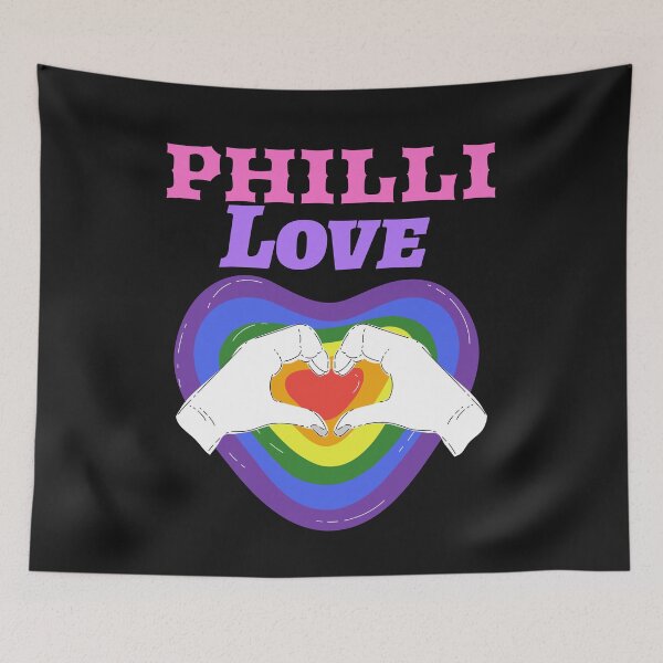 Item preview, Philadelphia  Rainbow Heart Love designed and sold by Samsdesignshop.