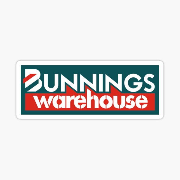 bunnings hat v2 sticker by samjaynee redbubble kitchen block trolley how many units do i need