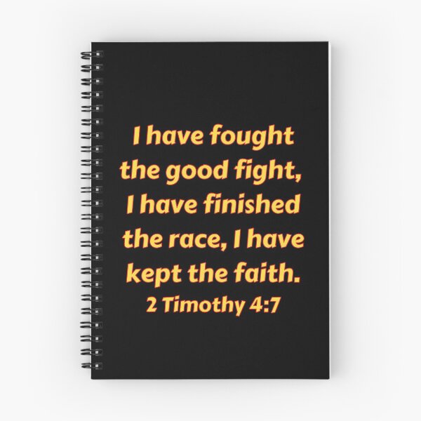 Item preview, Bible Verse 2 Timothy 4:7 designed and sold by Prayingwarrior.