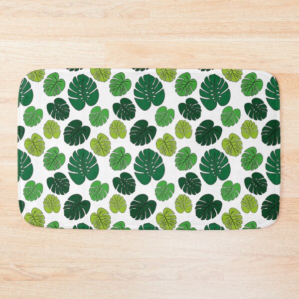 Item preview, Monstera leaf pattern designed and sold by MoggyCat-Tees.