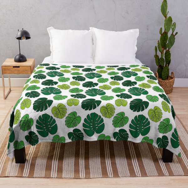 Item preview, Monstera leaf pattern designed and sold by MoggyCat-Tees.