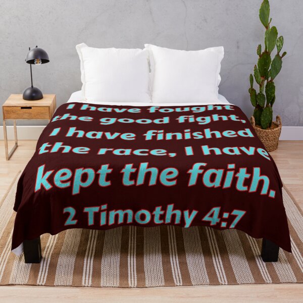 Item preview, Bible Verse 2 Timothy 4:7 designed and sold by Prayingwarrior.