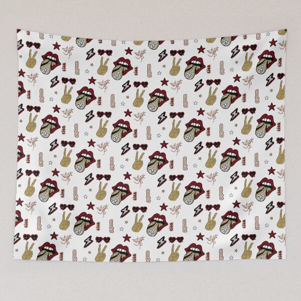 Item preview, Elon university VSCO groovy retro sticker pack designed and sold by Megha Desai.