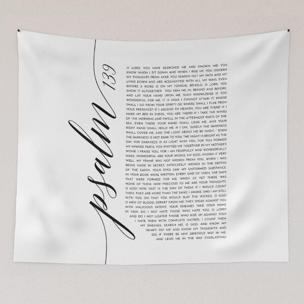 Item preview, Psalm 139 Wall Art designed and sold by KAMdesignhaus.