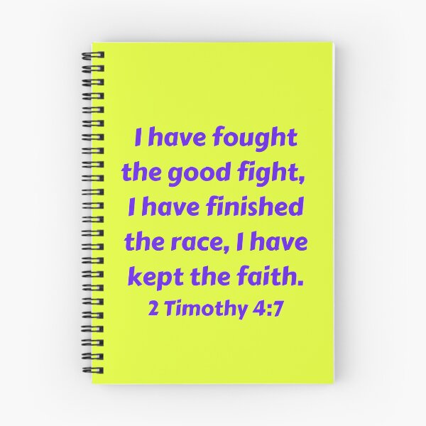 Item preview, Bible Verse 2 Timothy 4:7 designed and sold by Prayingwarrior.