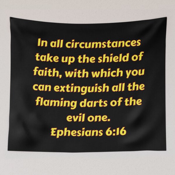 Item preview, Bible Verse Ephesians 6:16 designed and sold by Prayingwarrior.