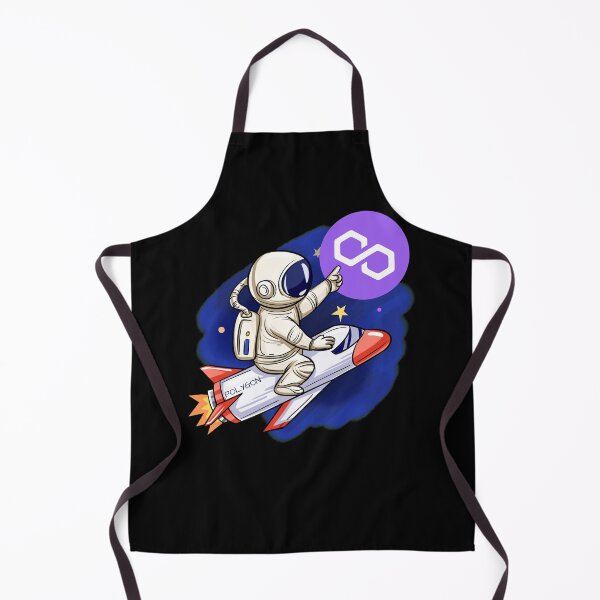Item preview, Polygon Crypto MATIC Cryptocurrency Moon Man Rocket HODL designed and sold by Bitcoin-Fashion.
