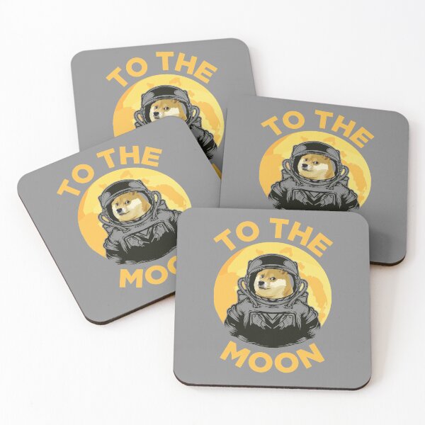 Item preview, Dogecoin To the Moon Astronaut designed and sold by pierrelaidesign.