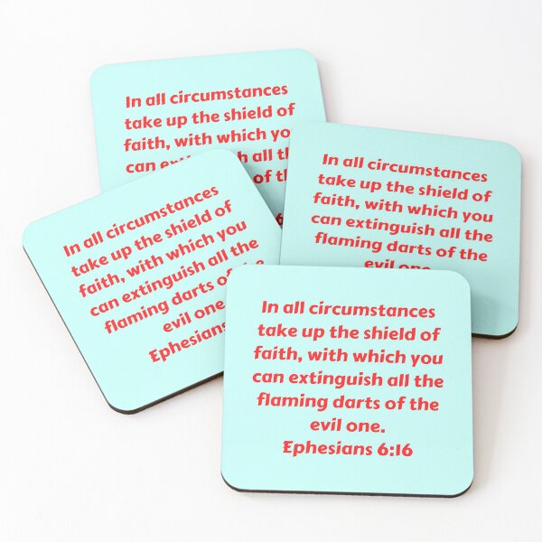 Item preview, Bible Verse Ephesians 6:16 designed and sold by Prayingwarrior.