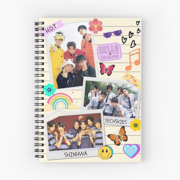 Artikelvorschau, 90er KPOP Collage (H.O.T., SECHSKIES, SHINHWA) entworfen und verkauft von PaperMoonKPOP.