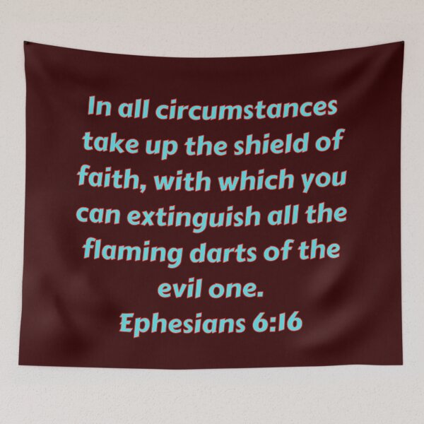 Item preview, Bible Verse Ephesians 6:16 designed and sold by Prayingwarrior.