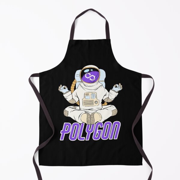 Item preview, Polygon Yoga Zen Crypto MATIC Cryptocurrency Moon Man  designed and sold by Bitcoin-Fashion.