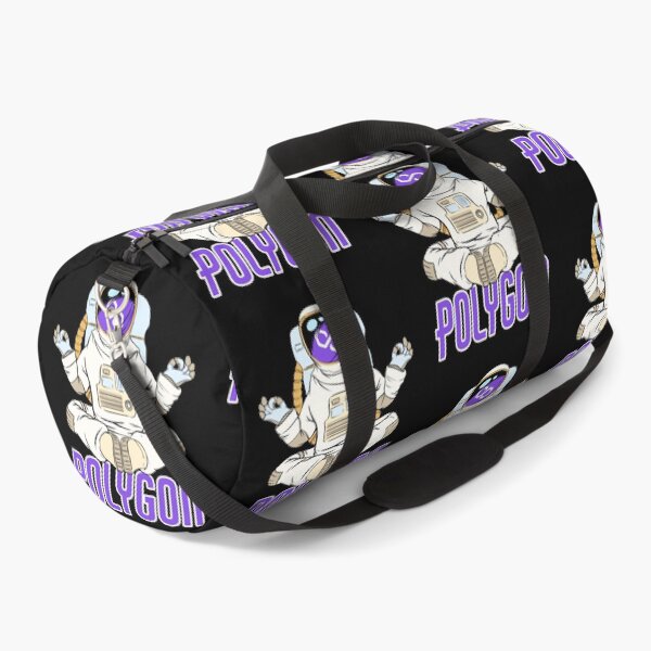 Item preview, Polygon Yoga Zen Crypto MATIC Cryptocurrency Moon Man  designed and sold by Bitcoin-Fashion.