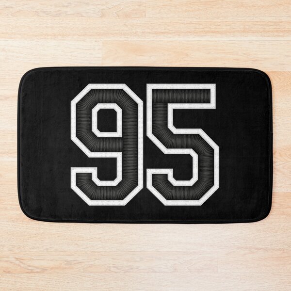 Item preview, 95 Black Jersey Sports Number ninety-five Football 95 designed and sold by elhefe.