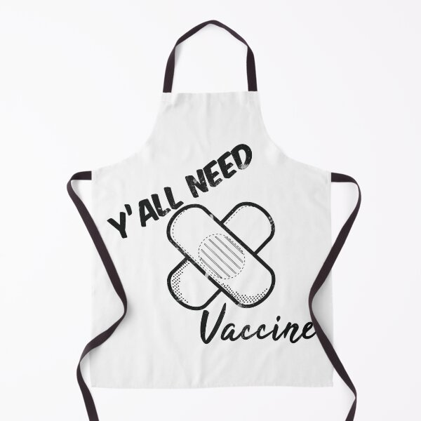 Item preview, Y'All Need Vaccine (Black Distressed Plaster) designed and sold by superdumb70.