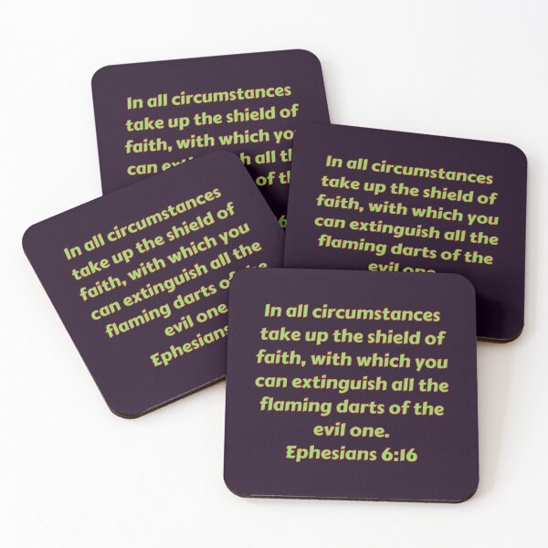 Item preview, Bible Verse Ephesians 6:16 designed and sold by Prayingwarrior.