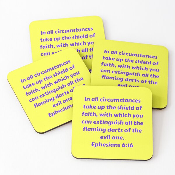 Item preview, Bible Verse Ephesians 6:16 designed and sold by Prayingwarrior.