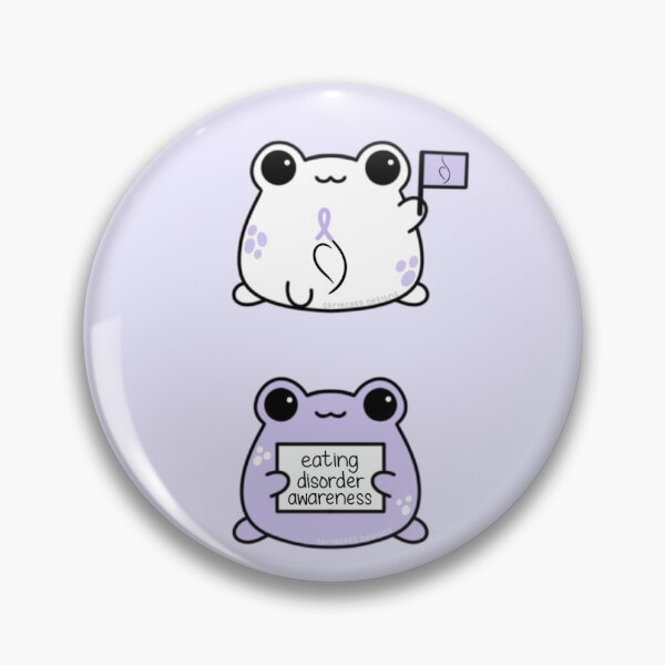 Item preview, Eating Disorder Awareness Frogs designed and sold by CorieCake.