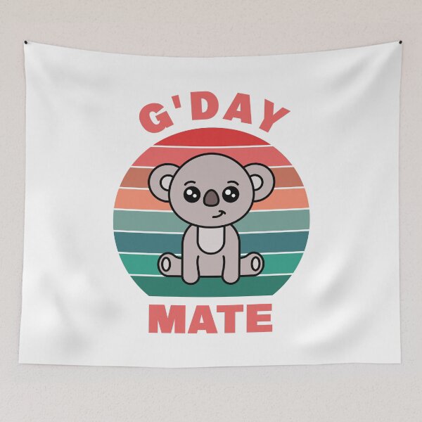 Item preview, G'day Mate Cute Koala Says Hi designed and sold by TashaVector.