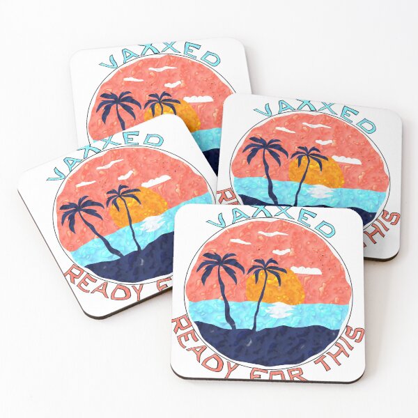 Item preview, vaxxed and ready for summer- sticker designed and sold by J0TEE.