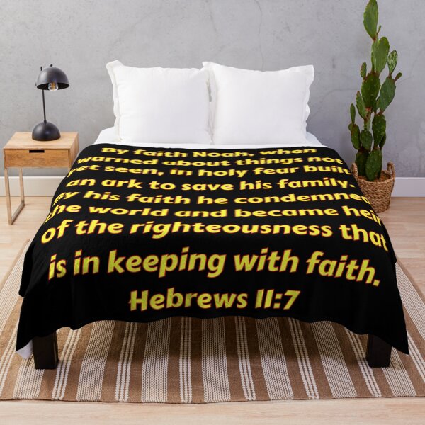 Item preview, Bible Verse Hebrews 11:7 designed and sold by Prayingwarrior.